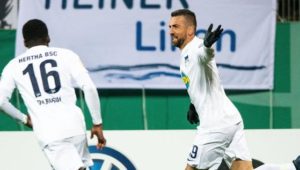 Hertha BSC zieht ins Pokal-Achtelfinale ein