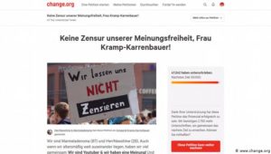 Zehntausende unterschreiben Online-Petition gegen AKK