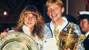 Als Steffi Graf und Boris Becker gemeinsam in Wimbledon siegten
